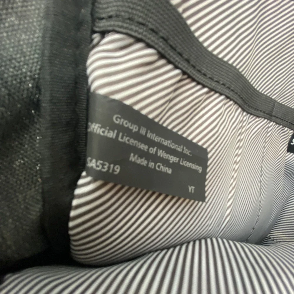 SwissGear Backpack Gray Heather Black Laptop Bag Travel School Work Everyday